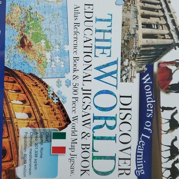 ***
GIFT *** Wonders of Learning 500 pc puzzle sealed new - Picture 5 of 5